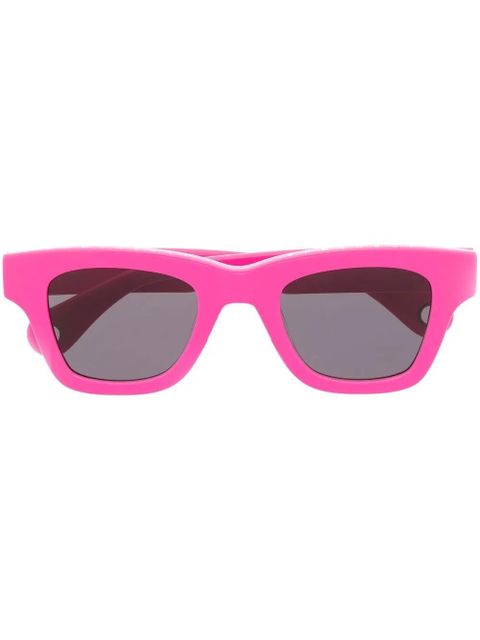 Jacquemus square-frame tinted sunglasses - Pink - zdjęcie produktu nr 1