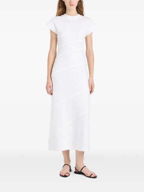 Proenza Schouler Hilma tiered jersey midi dress - White - zdjęcie produktu nr 2