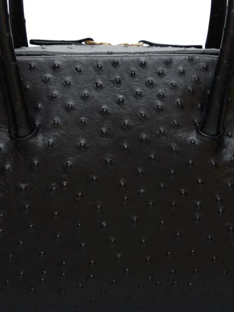 LouLou de Saison Atha leather tote bag - Black