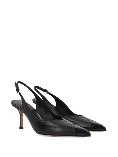 Ferragamo 70mm slingback pumps - Black - zdjęcie produktu nr 2