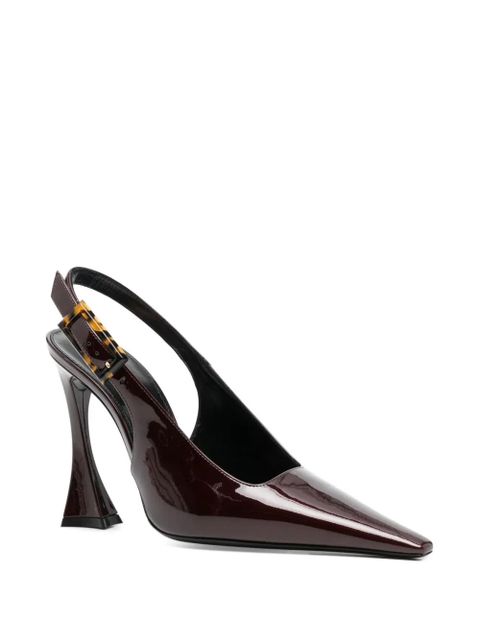 Saint Laurent 110mm Stone Sevilla pumps - Red - zdjęcie produktu nr 2