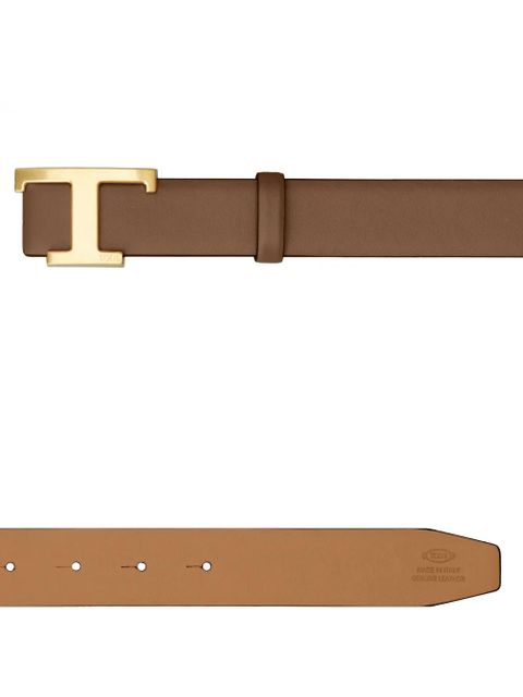 Tod's T-Timeless buckle belt - Brown