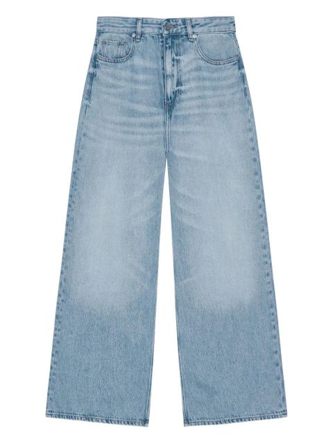 GANNI whiskering-effect jeans - Blue - zdjęcie produktu nr 1