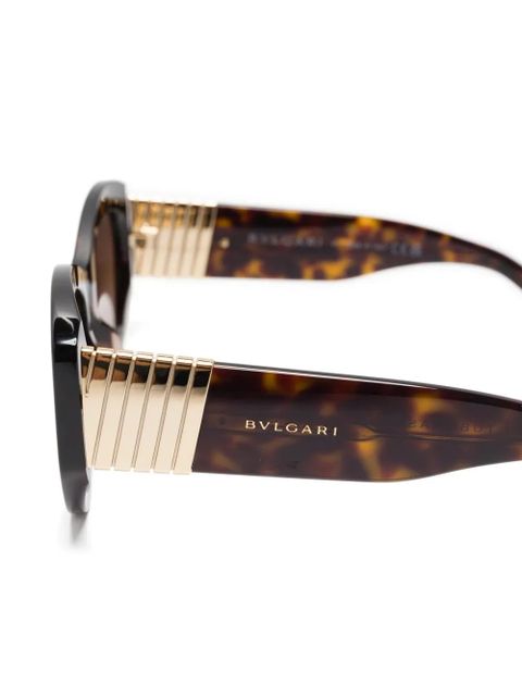 Bvlgari Tubogas sunglasses - Brown