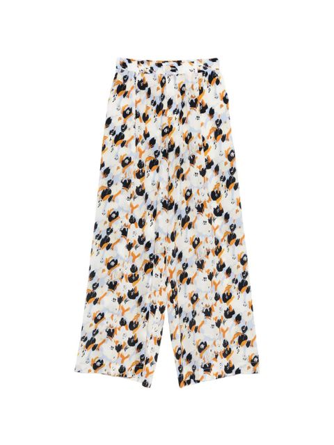 Marni Secret Bouquet trousers - Blue - zdjęcie produktu nr 1