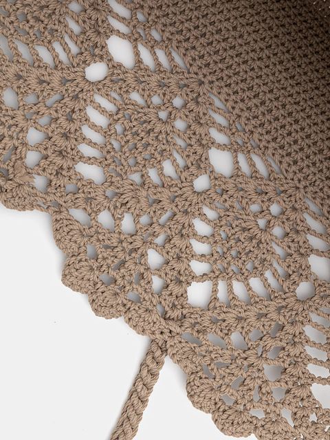 Answear.LAB kosz plażowy kolor brązowy