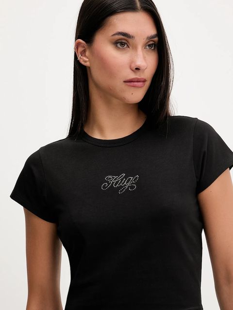 Hugo Blue t-shirt damski kolor czarny 50551404