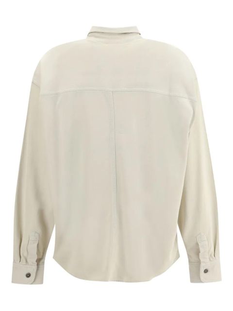 MARANT ÉTOILE Raquel double-pocket button-front shirt - White - zdjęcie produktu nr 2