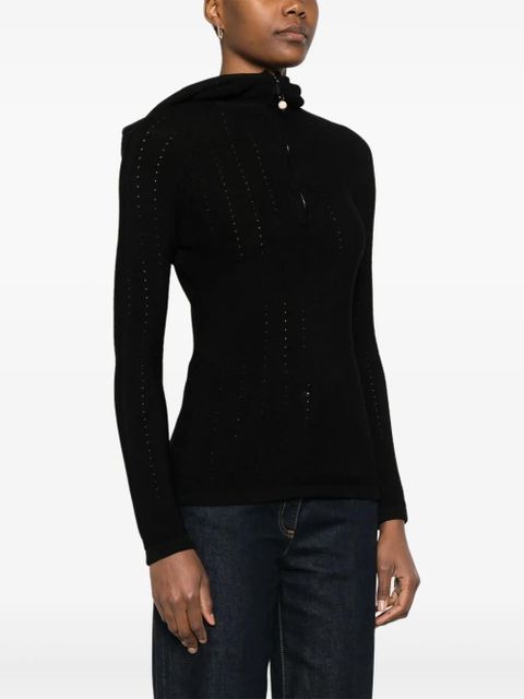 ETRO zipped sweater - Black