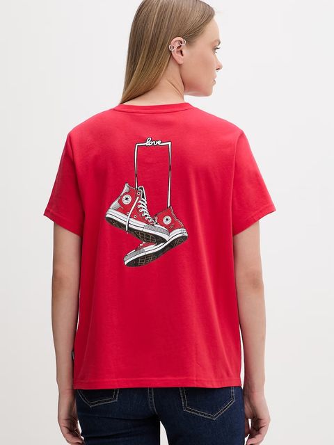 Converse t-shirt damski bawełniany x CHUCKS IN LOVE - zdjęcie produktu nr 2