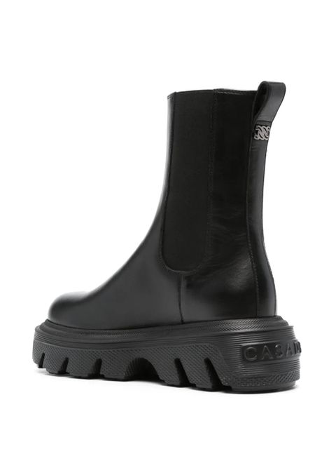 Casadei Generation C leather ankle boots - Black - zdjęcie produktu nr 2