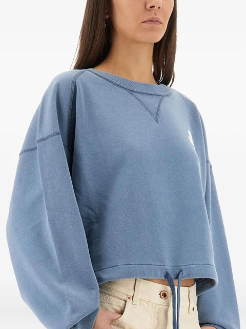 MARANT ÉTOILE drawstring-detail sweatshirt - Blue