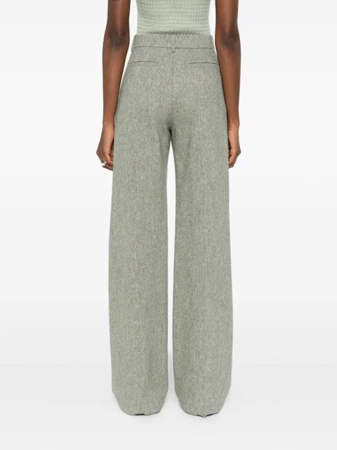Valentino Garavani pressed crease trousers - Green