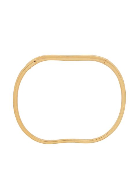Monica Vinader Alta Capture charm bangle - Gold - zdjęcie produktu nr 1
