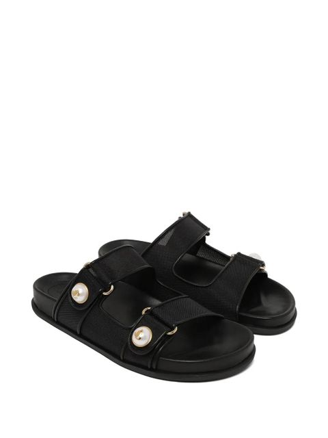 Jimmy Choo Fayence pearl-detail sandals - Black - zdjęcie produktu nr 2