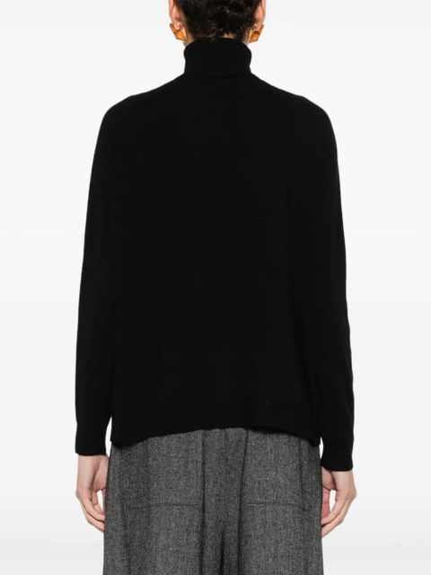 SOLOTRE roll-neck sweater - Black