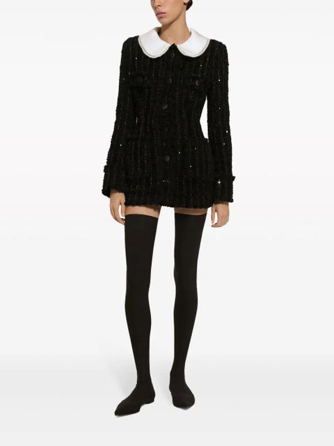 Dolce & Gabbana sequinned tweed jacket - Black - zdjęcie produktu nr 2