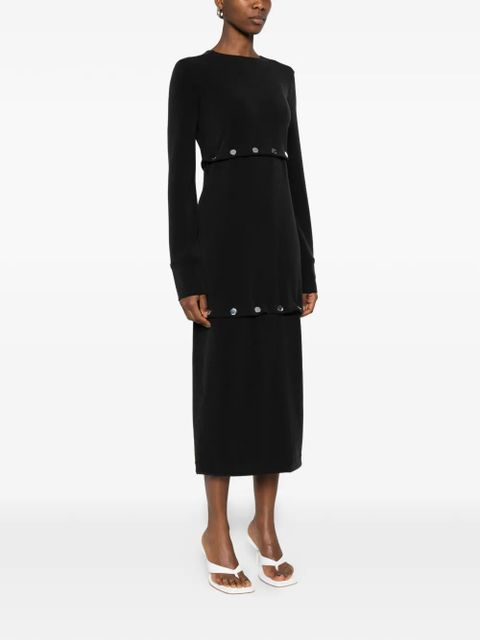 Sportmax shortenable black dress - zdjęcie produktu nr 2