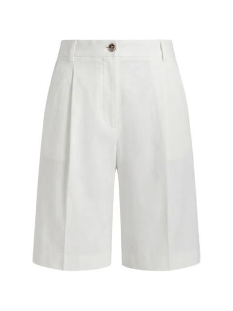 PINKO button pleated shorts - White - zdjęcie produktu nr 1