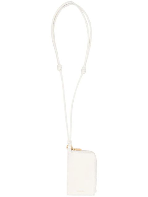 Jil Sander zip-up leather purse - Neutrals - zdjęcie produktu nr 1