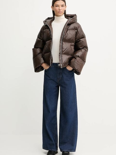 Marc O'Polo longsleeve kolor beżowy z golfem 5000007490 - zdjęcie produktu nr 2