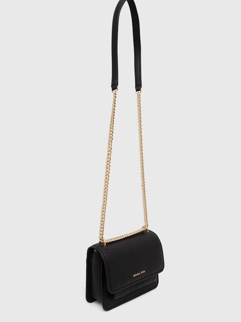 MICHAEL Michael Kors torebka skórzana kolor czarny 32T4GC7C1T