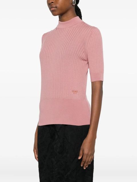 FENDI wool blend T-shirt - Pink