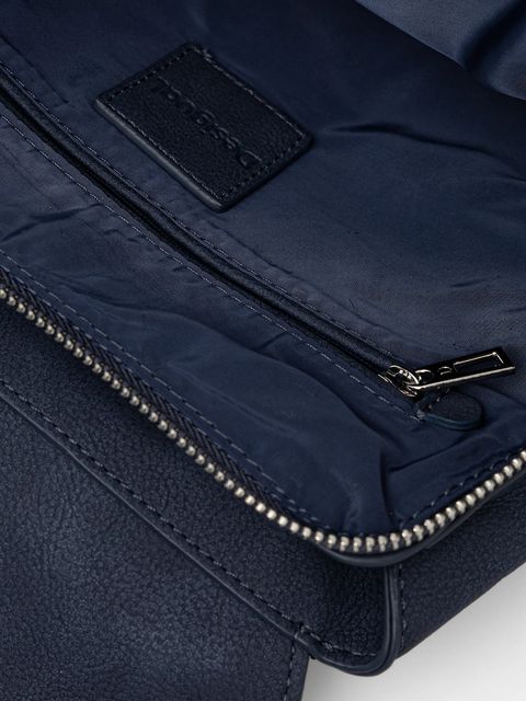 Desigual plecak SIERRA SUMYMINI damski kolor niebieski mały z aplikacją 25WAKP34