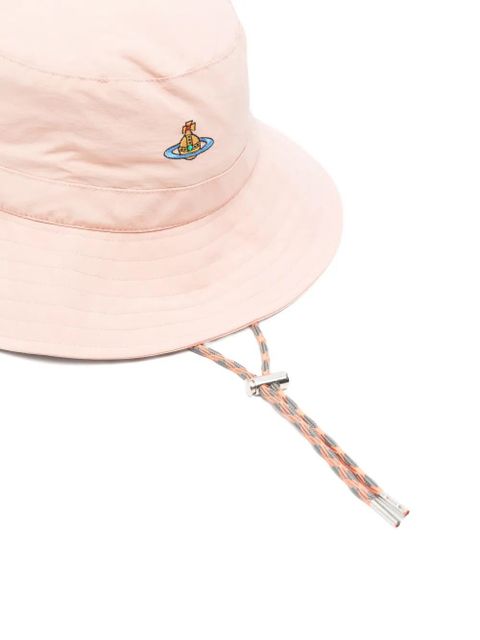 Vivienne Westwood Orb-embroidered adventure hat - Pink