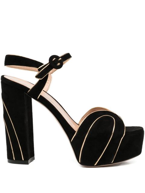 Gianvito Rossi 125mm Tamara sandals - Black - zdjęcie produktu nr 1