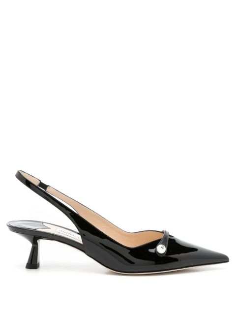 Jimmy Choo Amita 65mm leather pumps - Black - zdjęcie produktu nr 1