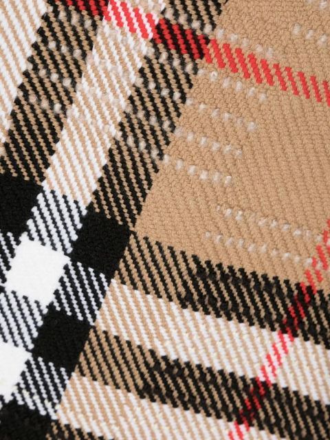 Burberry Vintage Check knit scarf - Neutrals - zdjęcie produktu nr 2