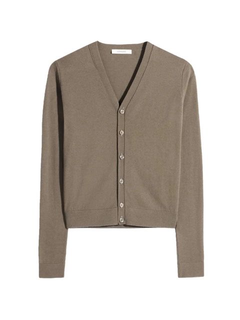 LEMAIRE buttoned V-neck cardigan - Brown - zdjęcie produktu nr 1