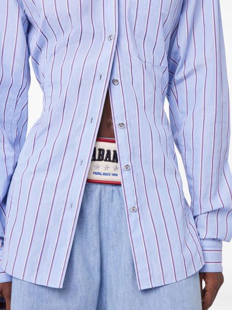Rabanne striped shirt - Blue