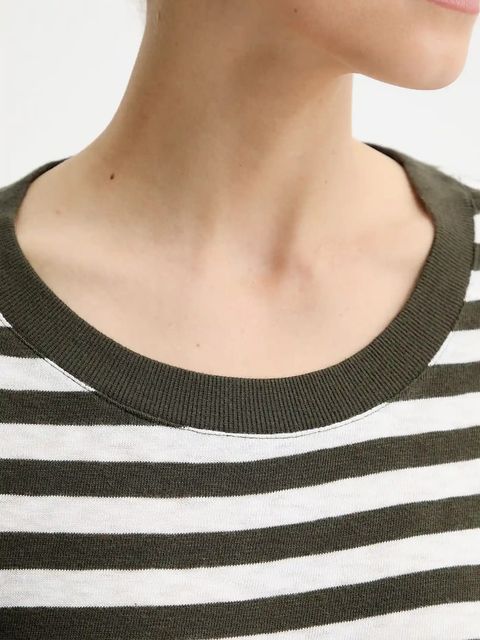 Marc O'Polo longsleeve bawełniany kolor zielony 5000007074