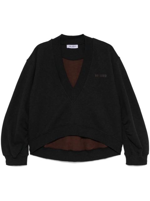 The Attico faded sweatshirt - Black - zdjęcie produktu nr 1