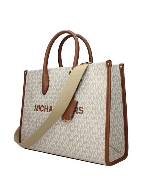 Michael Kors monogram-print logo-lettering tote bag - Neutrals