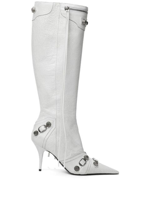 Balenciaga Cagole point-toe boots - White