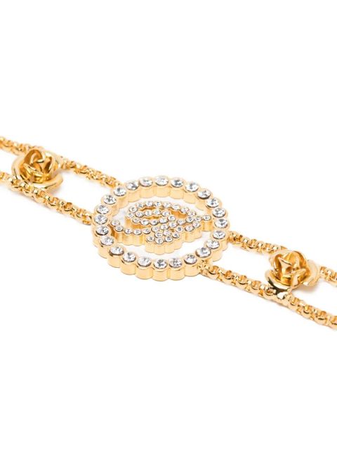 Blumarine rose-embellished choker - Gold - zdjęcie produktu nr 2