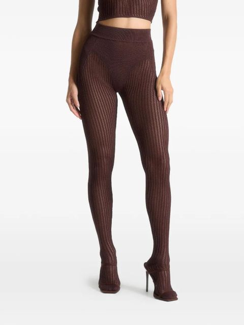 Manière De Voir contour footsie trousers - Brown - zdjęcie produktu nr 2
