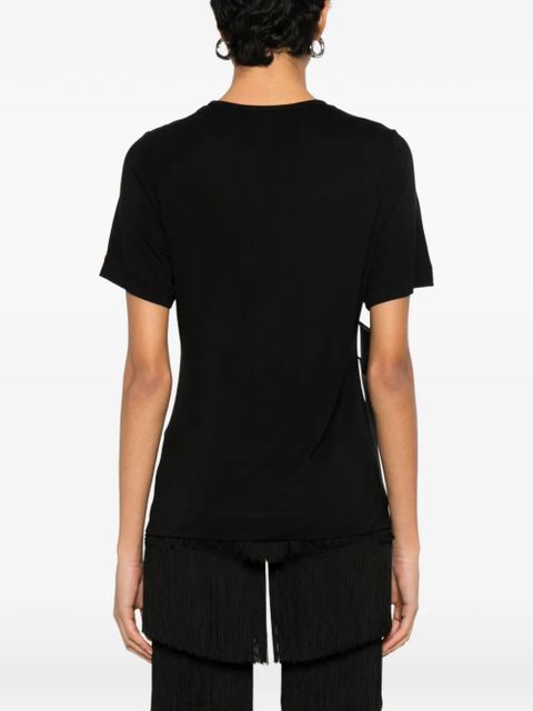Simone Rocha bow sash T-shirt - Black