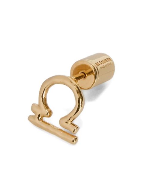 Jil Sander zodiac-sign engraved earring - Gold