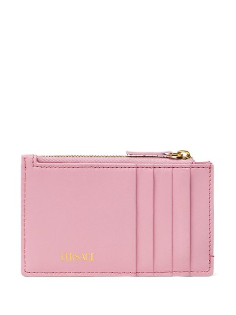 Versace Medusa '95 quilted zip card holder - Pink - zdjęcie produktu nr 2