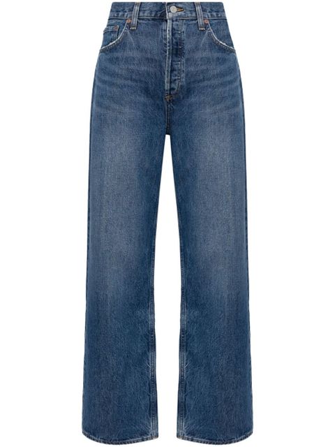 AGOLDE slung baggy jeans - Blue - zdjęcie produktu nr 1