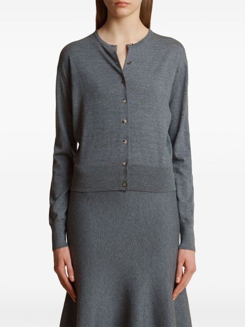 KHAITE The Jackie cardigan - Grey - zdjęcie produktu nr 2