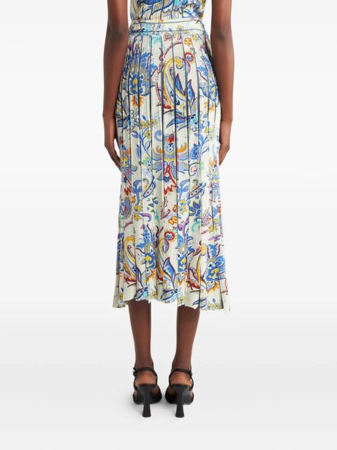 ETRO printed midi skirt - Neutrals