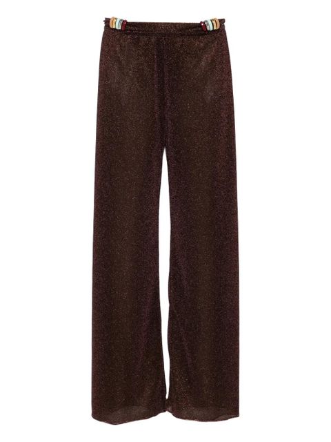 Oséree beaded detail trousers - Brown - zdjęcie produktu nr 1