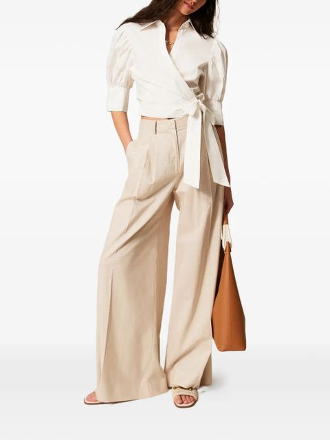 TWINSET puffed-sleeve blouse - White - zdjęcie produktu nr 2