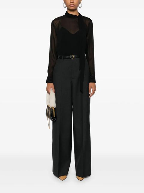 Gucci wool gabardine trousers - Grey - zdjęcie produktu nr 2