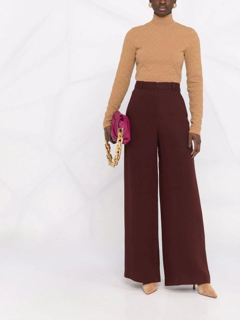 Fendi argyle knit mock neck top - Neutrals - zdjęcie produktu nr 2